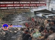 “Sungai Menghitam, Warga Mengamuk! PT MKS Diduga Cemari Lingkungan, Aparat Ditantang Bertindak”