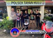 TRC Polsek Tayan Hulu Ringkus Terduga Penggelap Motor Antar Kecamatan di Sanggau