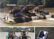 Penambang Emas Ilegal Dengan Ponton Jek Makin Marak di Desa Penjawaan,Warga Minta Polda kalbar dan Gakkum KLHK Turun Tangan