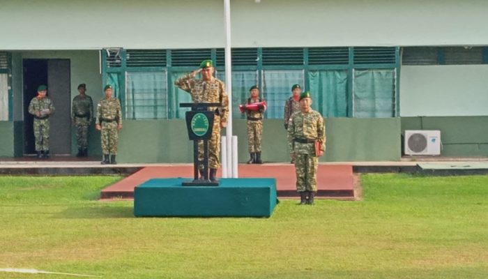 Kodim 1204/Sanggau Laksanakan Upacara Bendera 17-an, Teguhkan Disiplin dan Pengabdian Prajurit