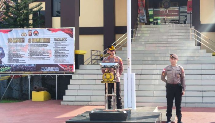 Wakapolres Sanggau Tekankan Kesiapsiagaan dan Tertib Administrasi dalam Apel Pagi