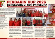 PERBAKIN CUP 2026 BERGELORA DI GOR PANGSUMA, 10 PENGKAB Dan PENGKOT TURUN BERTARUNG, SINERGITAS PEMBINAAN ATLET MAKIN KUAT