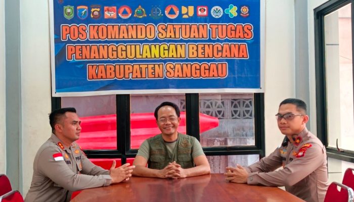 Kapolres Sanggau Cek Kesiapsiagaan Posko TRC BPBD, Pastikan Penanganan Karhutla Terkoordinasi