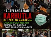 KILL DPP LPM Kalbar Bersama Laskar Puan Melayu Bagikan Masker, Wujud Solidaritas Hadapi Ancaman Karhutla