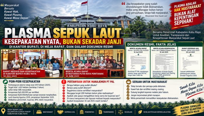 200 Hektare Dijanjikan, Target 1.400 Hektare Dicatat — Kini Masyarakat Berhak Bertanya: SIAPA YANG HARUS BERTANGGUNG JAWAB?