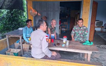 Jaga Lingkungan Tetap Aman, Polsek Noyan dan Koramil Perkuat Pencegahan Karhutla