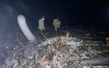 Deteksi Dini Cegah Kebakaran Meluas, Polsek Tayan Hulu Turun ke Lokasi Hotspot