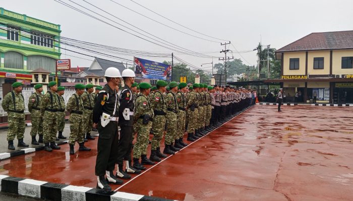 Kodim 1204/Sanggau Hadiri Apel Gelar Pasukan Operasi Patuh Kapuas 2026, Dukung Tertib Berlalu Lintas