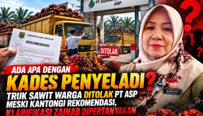 Ada Apa dengan Kades Penyeladi? Truk Sawit Warga Ditolak PT ASP Meski Kantongi Rekomendasi, Klarifikasi Zainab Dipertanyakan